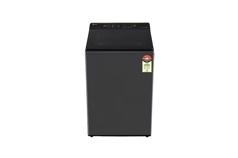 T90KMMB3Z LG 9Kg Top Load Washing Machine, Hard Water Wash, Middle Black, 5 Star