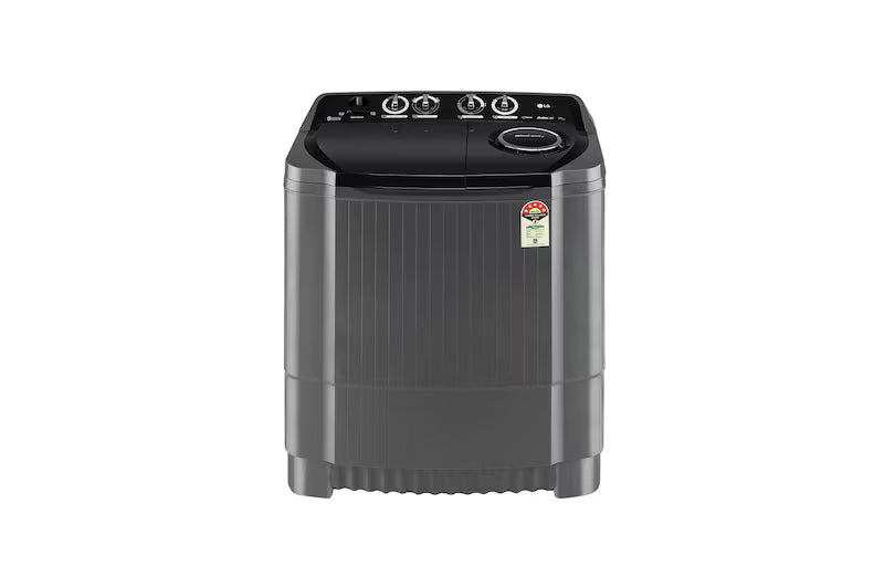 LG 9.5Kg Semi Automatic Washing Machine, , Roller Jet Pulsator + Soak, Rat Away, Middle Black, 5 Star