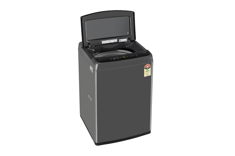 LG 8Kg Top Load Washing Machine, Smart Inverter Motor, Middle Black, 5 Star