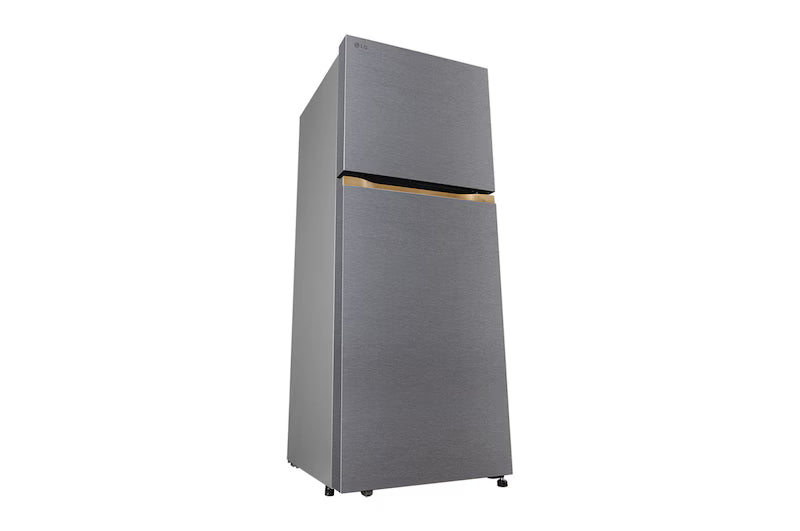 LG 225L GLT2216WYDS Double Door Refrigerator with Smart Mode, Auto Smart Connect, Smart Inverter Compressor, Multi Air Flow, Dazzle Steel, 2 Star
