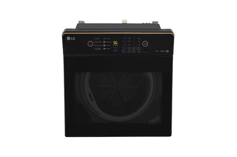 T90KMMB3Z LG 9Kg Top Load Washing Machine, Hard Water Wash, Middle Black, 5 Star