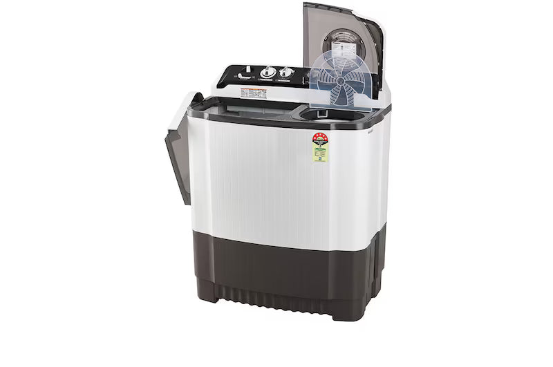 LG 8.5Kg Semi Automatic Top Load Washing Machine, Roller Jet Pulsator + Soak, Dark Grey,5 Star