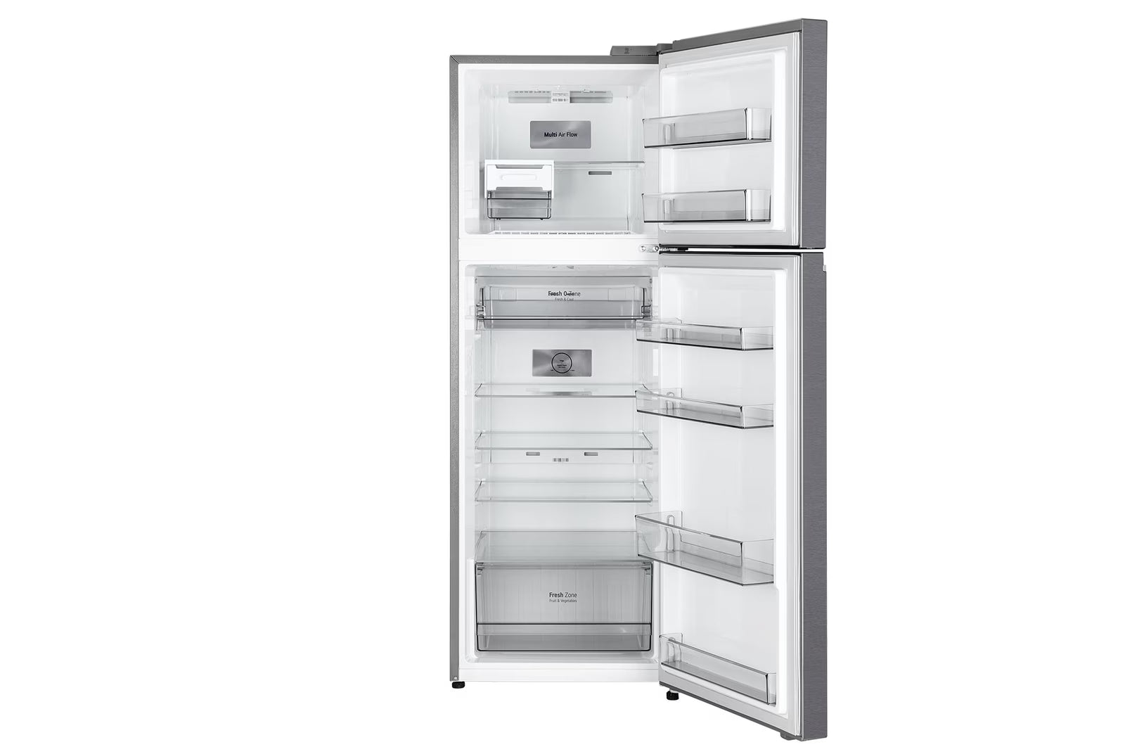 LG 343L Double Door Refrigerator, GLT3416NFDS Smart Diagnosis™, Dazzle Steel, 1 Star
