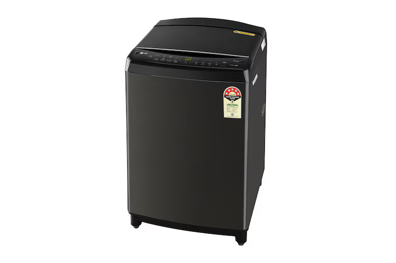 LG 13Kg Top Load Washing Machine, AI Direct Drive™, In-built Heater, Platinum Black, 5 Star