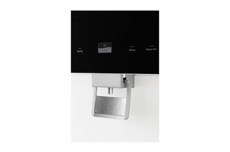 WW176GTBW LG 8L RO+UV+MB Water Purifier with Stainless Steel Tank, Premium Glass Finish