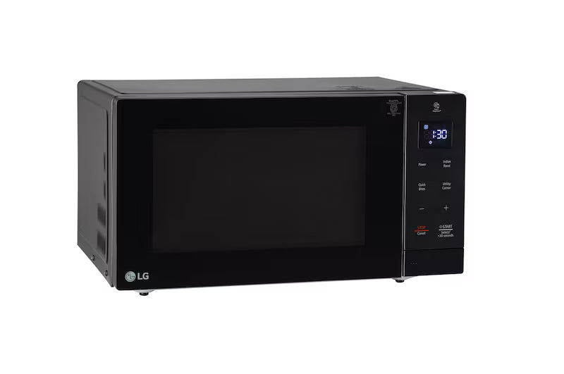LG 30 L Solo Microwave Oven with Glass Door, i-wave technology, Anti-Bacteria Cavity, Black Color