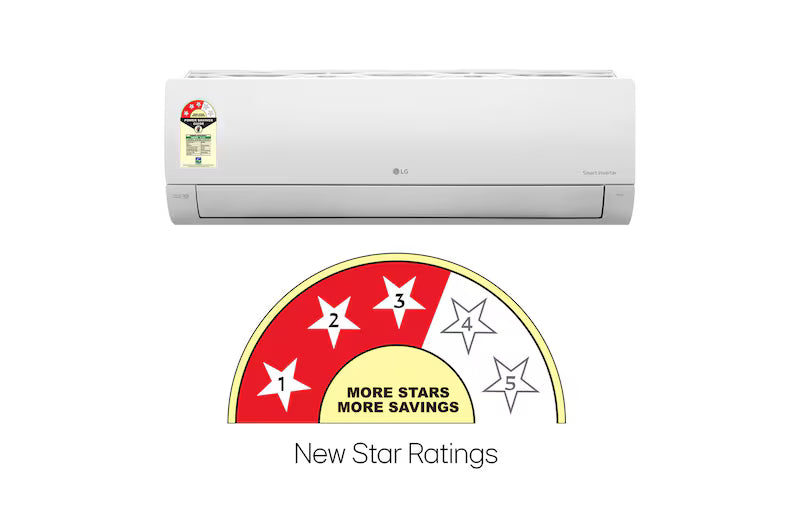 LG 3 Star (1.5) Split AC, AI Convertible, Auto Clean, Gold Fin+, Diet Mode+, Viraat Mode, 4.4 kW, 2026 Model