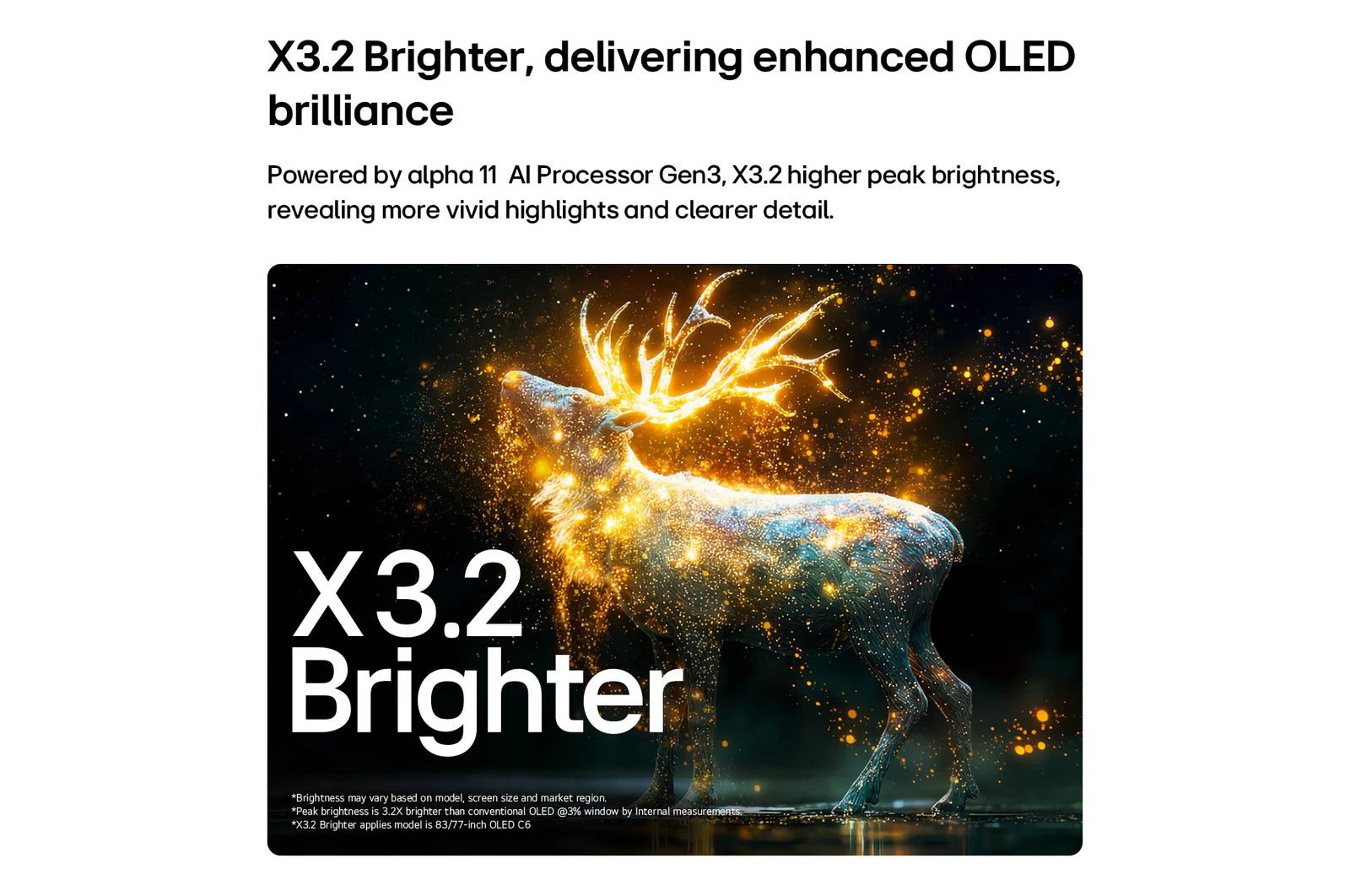 195cm (77) LG OLED evo AI C6 4K Smart TV 2026