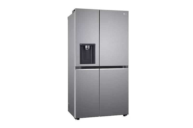 LG 630L, Side-by-Side Refrigerator, Wi-Fi Convertible, Water & Ice Dispenser, Shiny Steel Finish, 3 Star