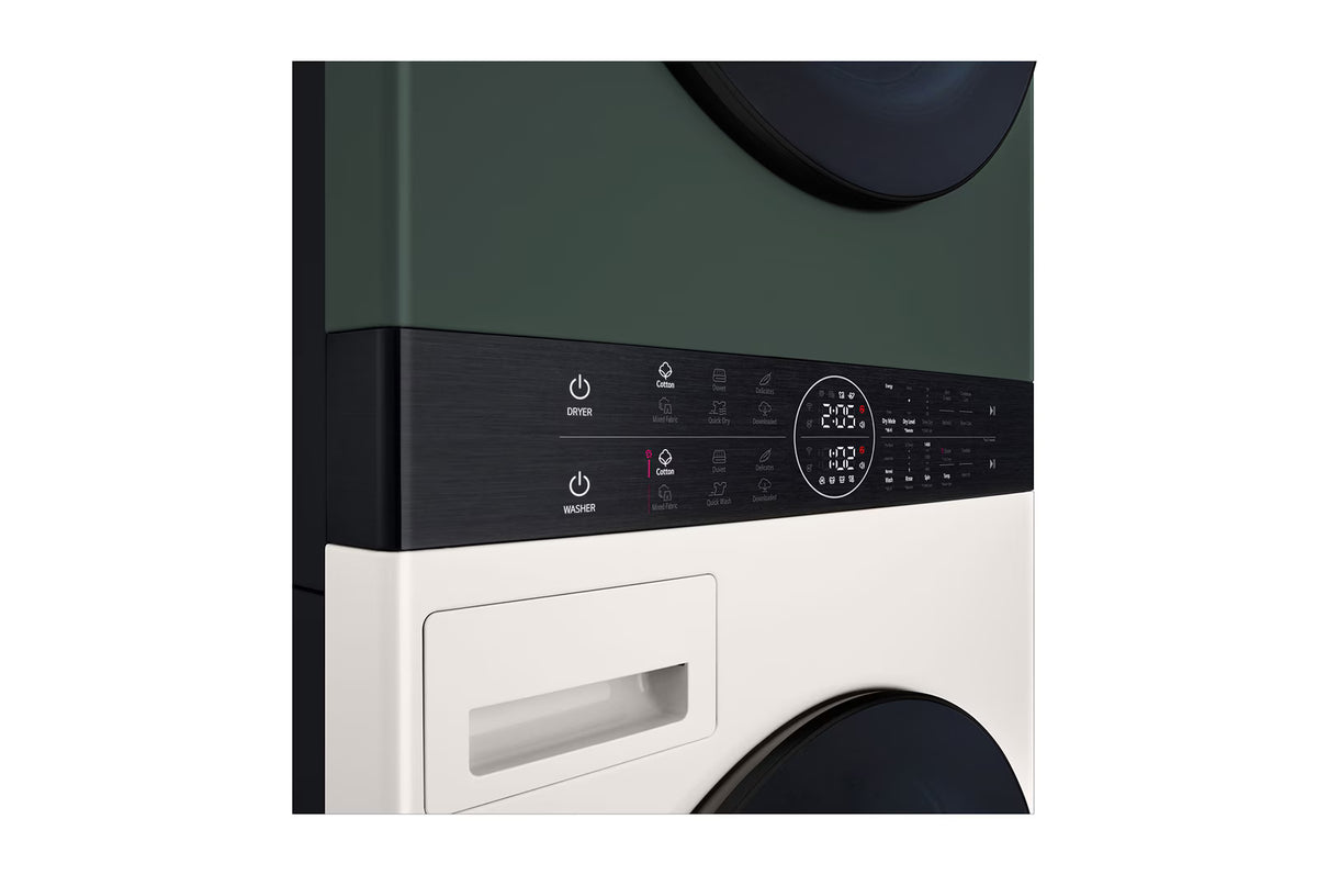 LG 13 kg (Wash) / 10 kg (Dry) WashTower™ with AI Direct Drive™, Dual Inverter Heat Pump™, 5 Star FWT1310BG