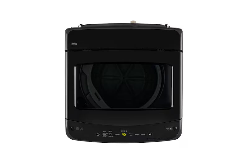 LG 8Kg Top Load Washing Machine, Smart Inverter Motor, Middle Black, 5 Star