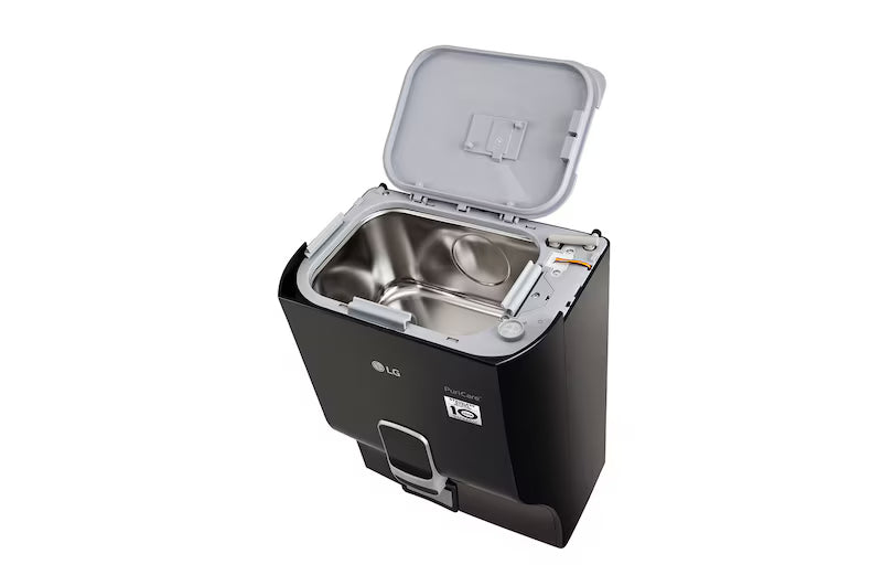 LG WW132NF RO Water Purifier | 8L Storage Airtight Stainless Steel Tank | Multi Stage Filtration | Wall Mount | Suitable for all Water Sources, Black