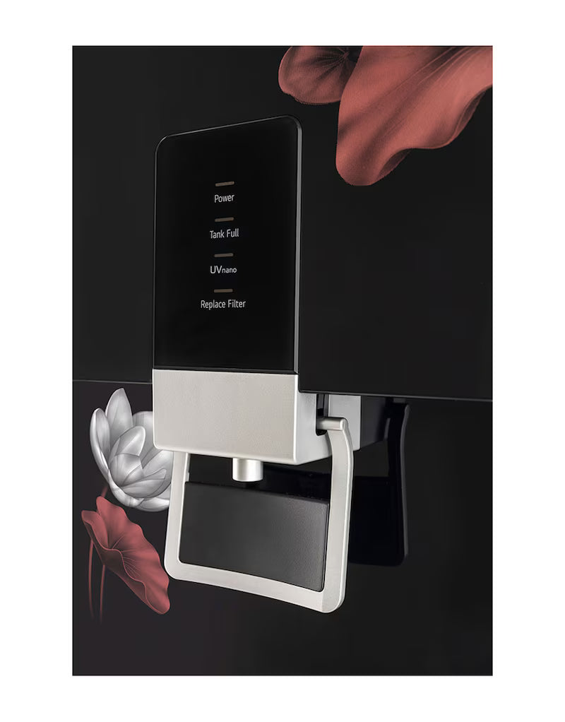 LG 8L RO+UV+Mineral Booster Water Purifier with Steel Tank, Black