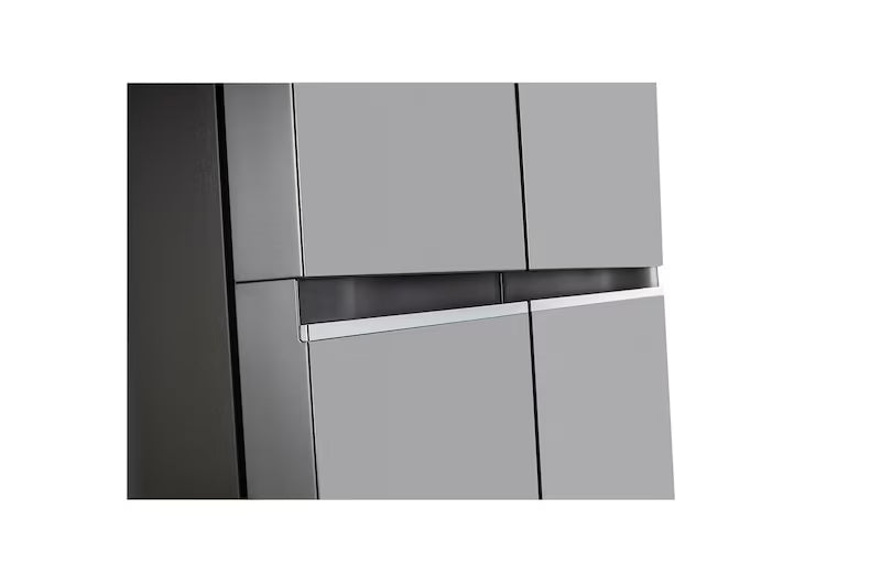 LG 650L Side-by-Side Refrigerator, Convertible, Door Cooling+™, Shiny Steel Finish, 3 Star