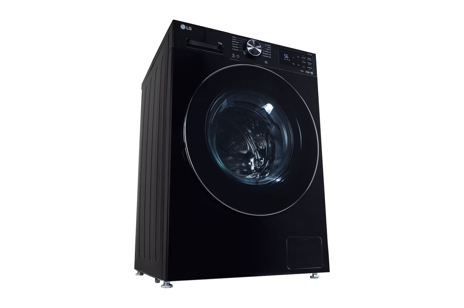 12 KG Front Load Washing Machine, AI Direct Drive™, 6 Motion DD, Steam, Onyx Black, 5 Star
