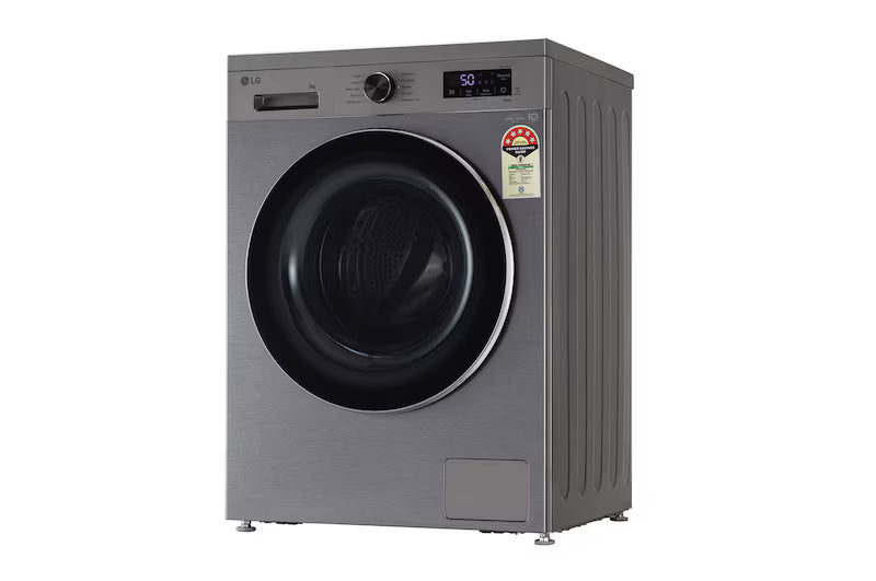 LG 8Kg Front Load Washing Machine, Inverter Direct Drive™, Platinum Silver, 5 Star