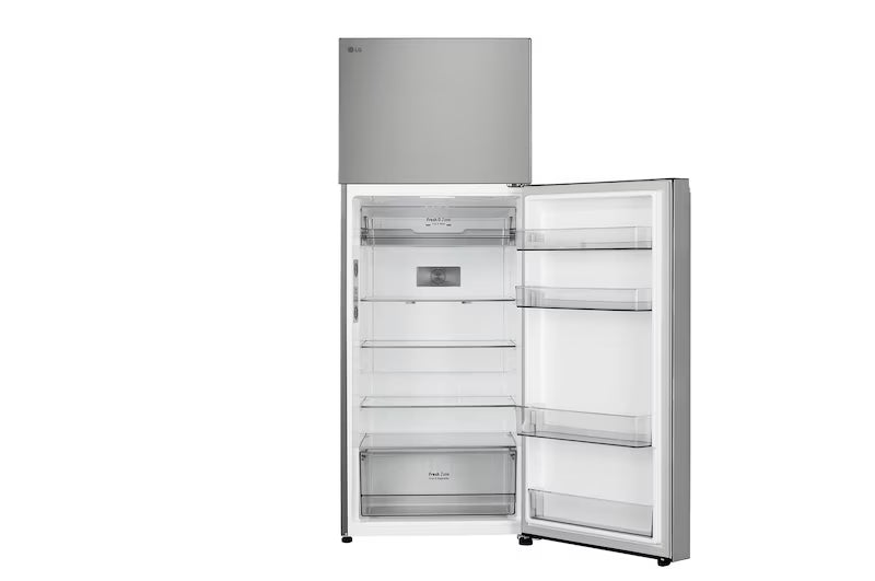 LG GLT4616TEPZ 466L 1 Star Frost-Free Double Door Refrigerator (Smart Inverter, Convertible Wifi Express Freeze, Door Cooling+,Shiny Steel)