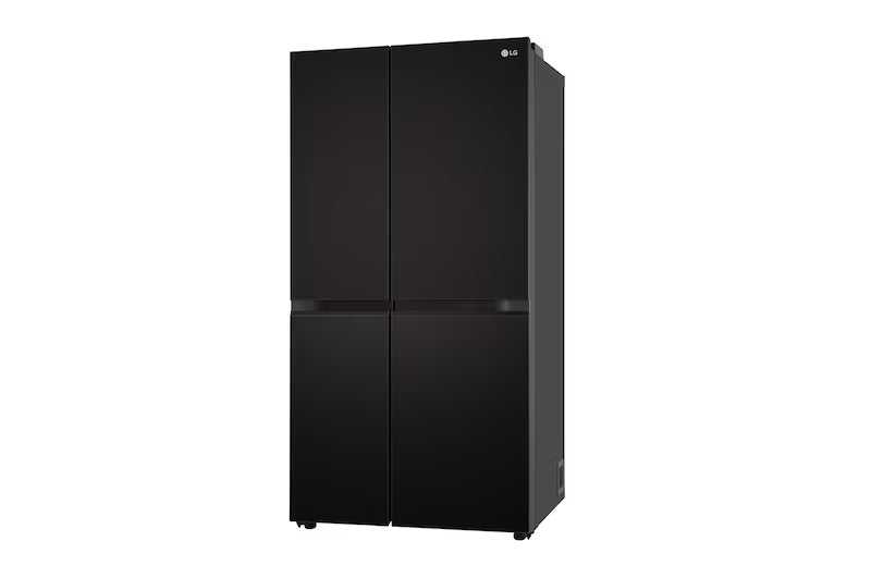 LG 650L Side-by-Side Refrigerator, Convertible, Multi-Air Flow Western Black, 3 Star