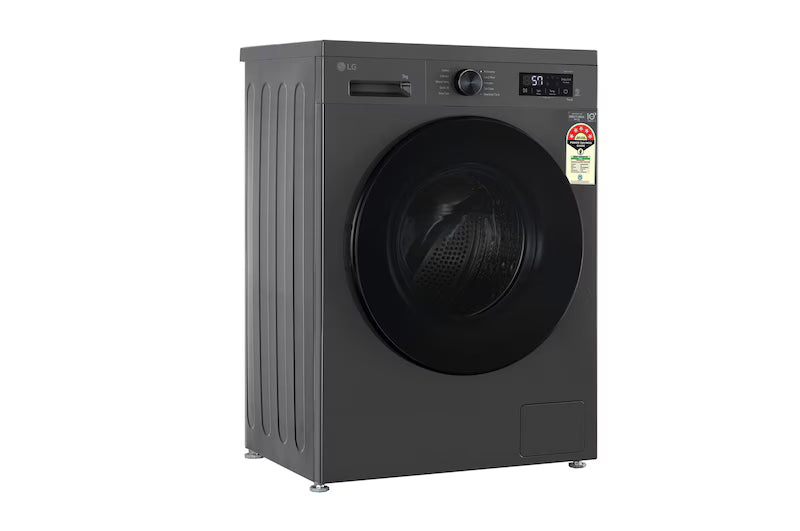 LG 8Kg Front Load Washing Machine, Inverter Direct Drive™, Middle Black, 5 Star