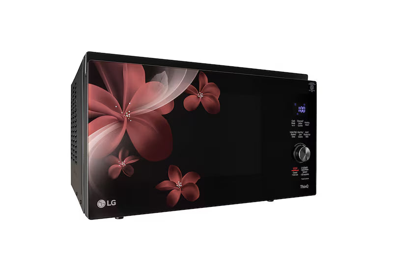 LG 32 L Scan-To-Cook Charcoal Microwave Oven, Wi-Fi, Diet Fry™, 360° Motorised Rotisserie, Healthy Heart™, Black
