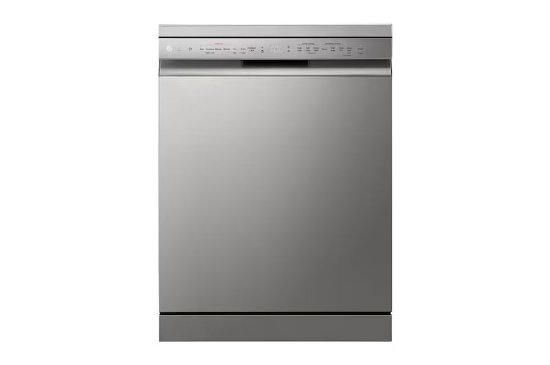 DFB424FP LG Dishwasher, TrueSteam®, 14 Place Settings, QuadWash™, EasyRack™ Plus, ThinQ™ (Wi-Fi), Inverter Direct Drive™, Silver