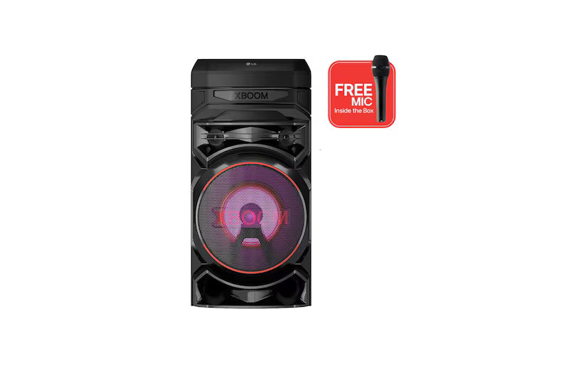 LG XBOOM RNC5, Deep Bass, Powerful Sound, Karaoke Bluetooth Party Speaker