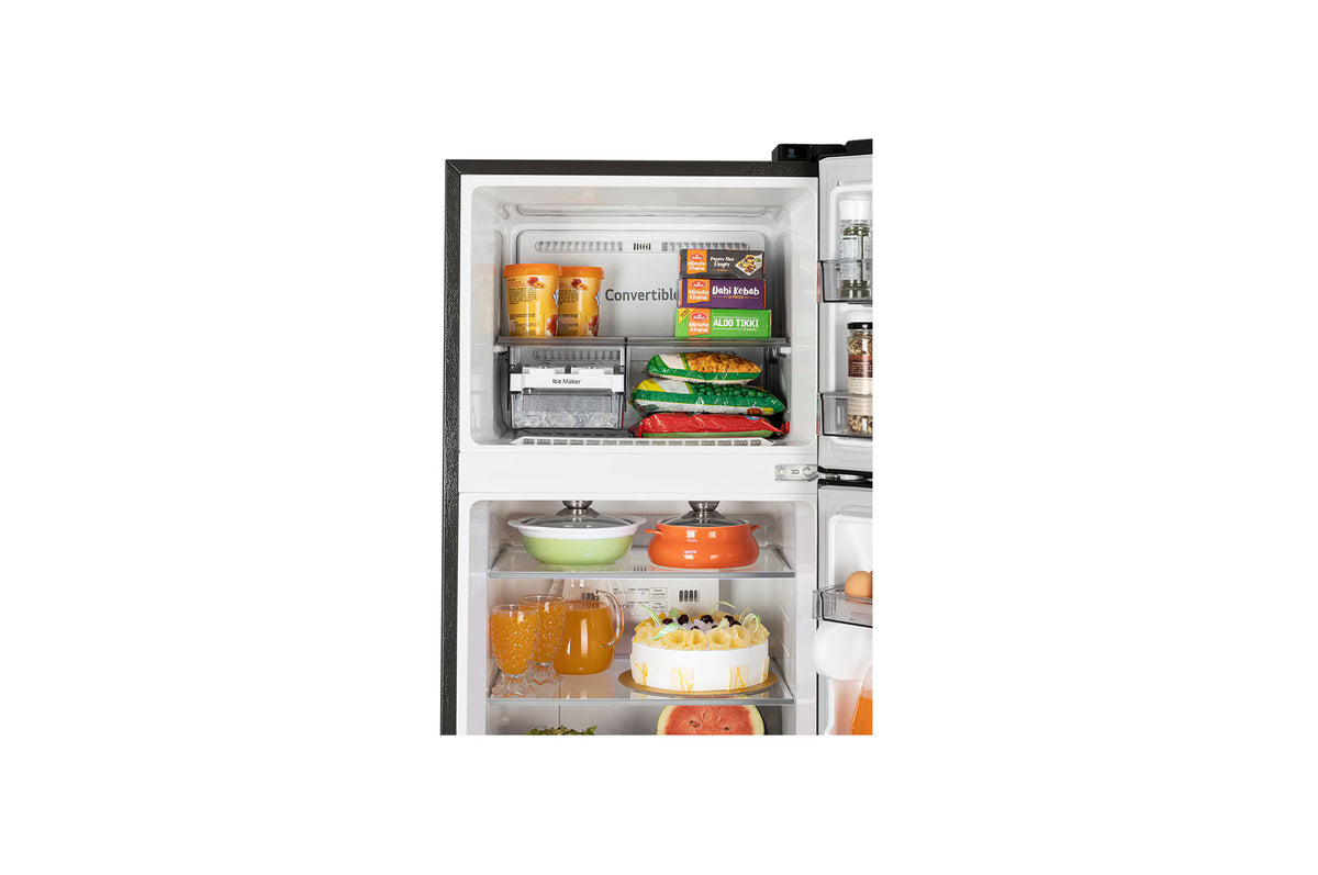 LG GLT2926PDES 288 L Double Door Refrigerator, Convertible, Multi Air Flow, Ebony Sheen, 2 Star