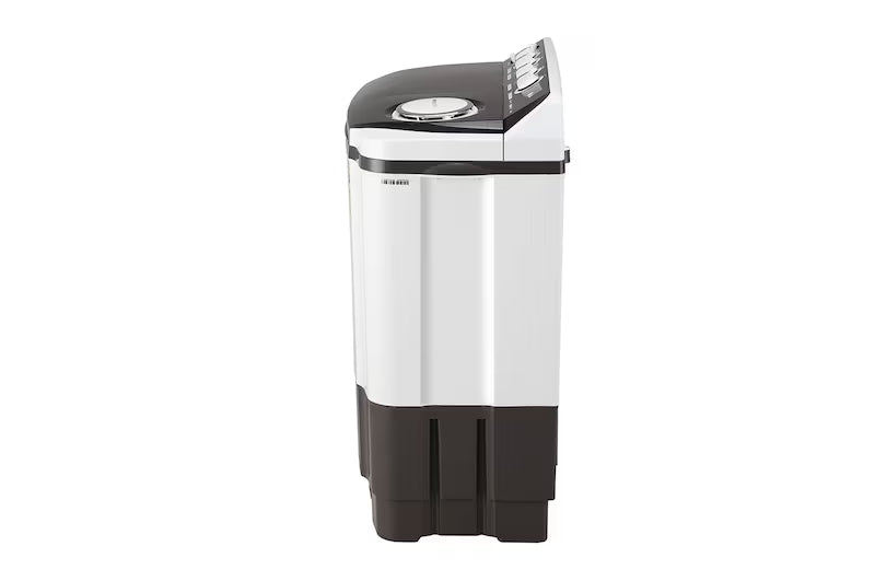 LG 8.5Kg Semi Automatic Top Load Washing Machine, Roller Jet Pulsator + Soak, Dark Grey,5 Star