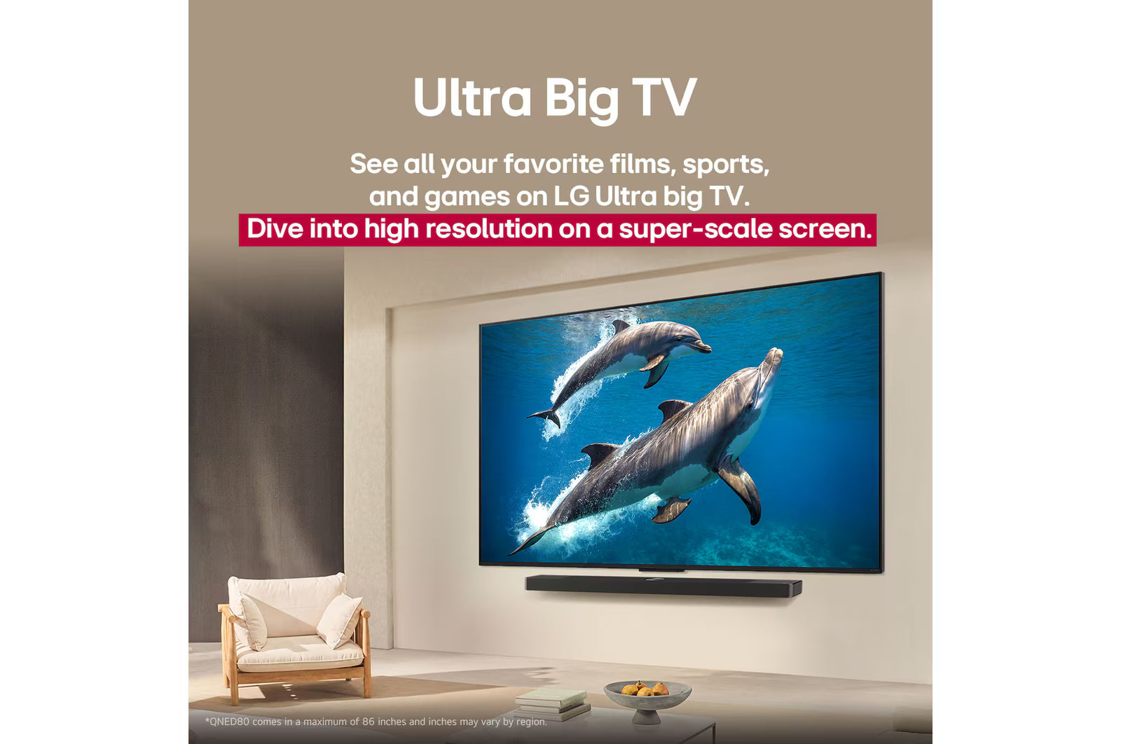LG 189cm (75) QNED 8BA Smart TV with α7 AI Processor 4K Gen8, Filmmaker Mode with Dolby Atmos