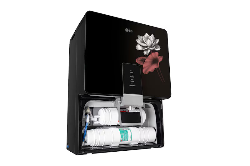 LG 8L RO+UV+Mineral Booster Water Purifier with Steel Tank, Black