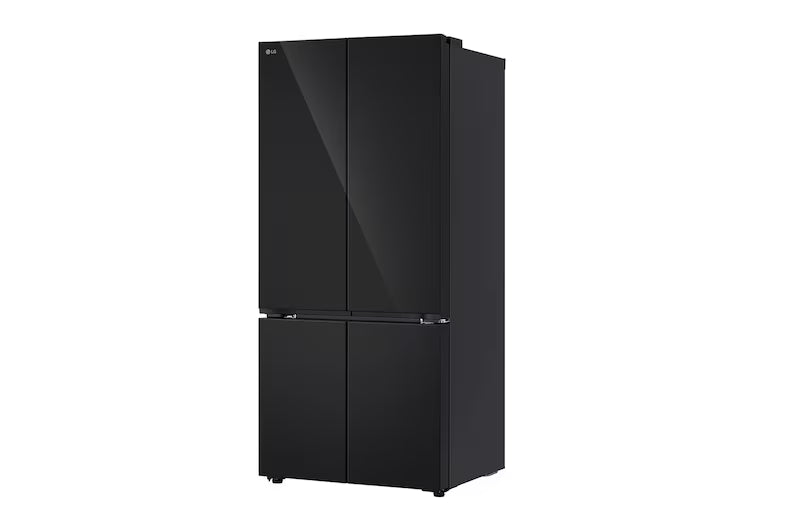 LG 610L French Door Refrigerator, Fresh Converter+, Wi-Fi Convertible, DoorCooling+ Black Glass Finish, 3 Star