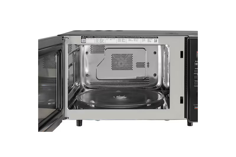 LG 28L Convection Microwave Oven, 271 Auto Cook Menu, Diet Fry™, Black