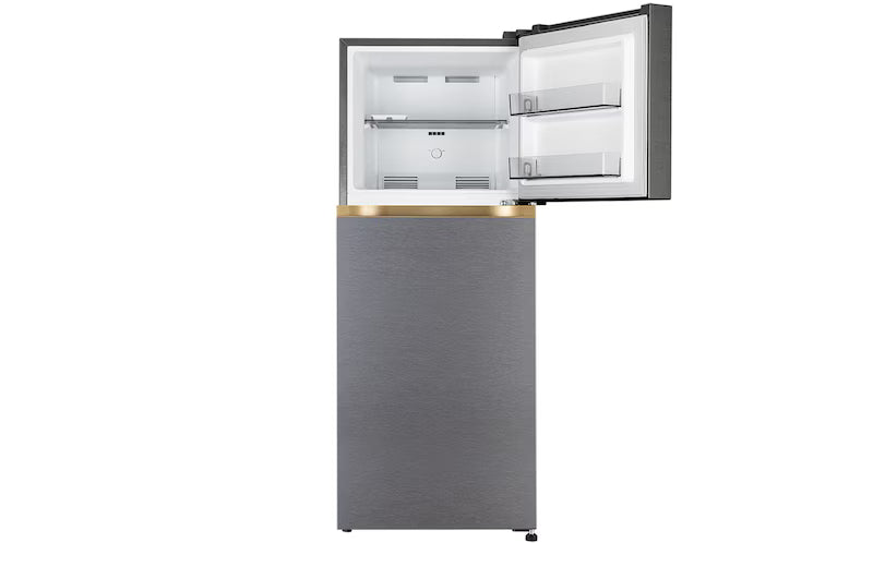 LG 225L GLT2216WYDS Double Door Refrigerator with Smart Mode, Auto Smart Connect, Smart Inverter Compressor, Multi Air Flow, Dazzle Steel, 2 Star