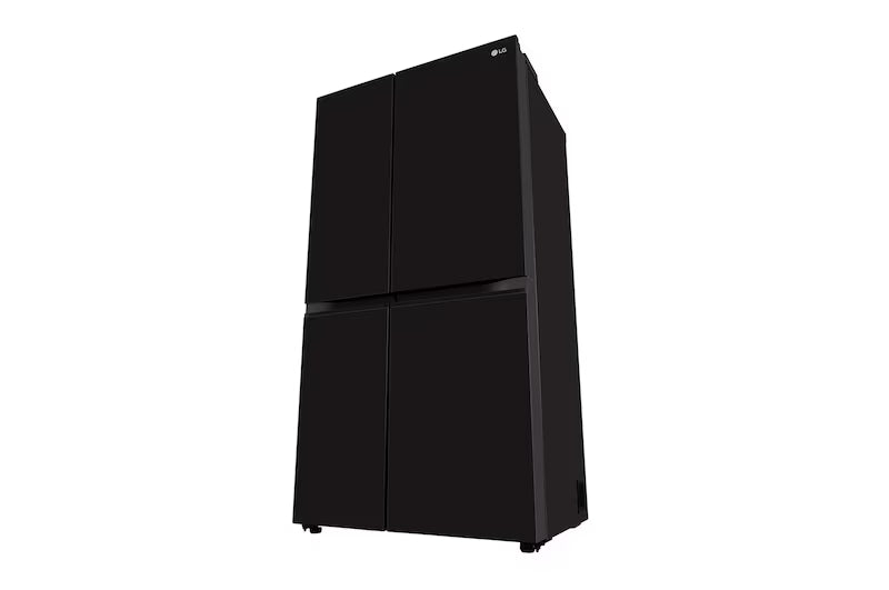 LG 650L Side-by-Side Refrigerator, Convertible, Multi-Air Flow Western Black, 3 Star