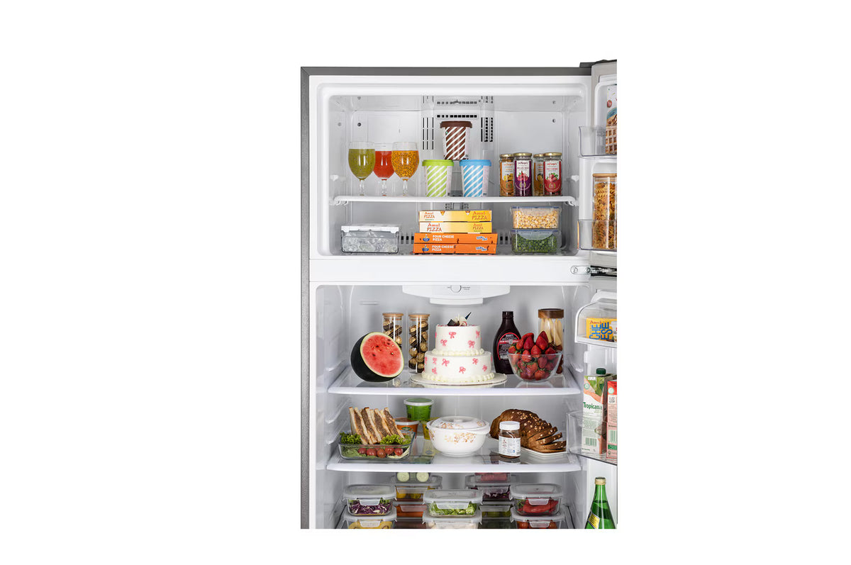 LG 674L Double Door Refrigerator GLT6816ODPZ  with Smart Inverter Compressor and Multi-Air Flow, Shiny Steel Finish, 1 Star