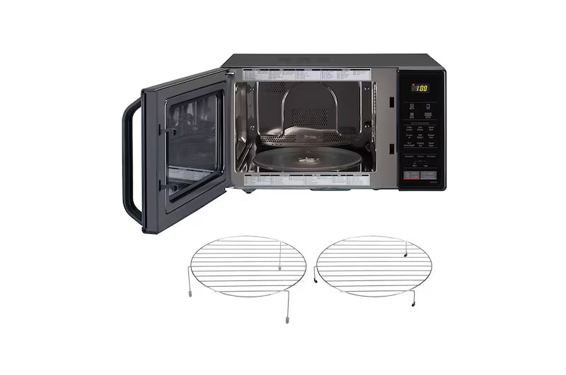 LG MC2146BG 21 L Convection Microwave Oven | Intellowave Technology | 151 Auto Cook Menus Glossy Black