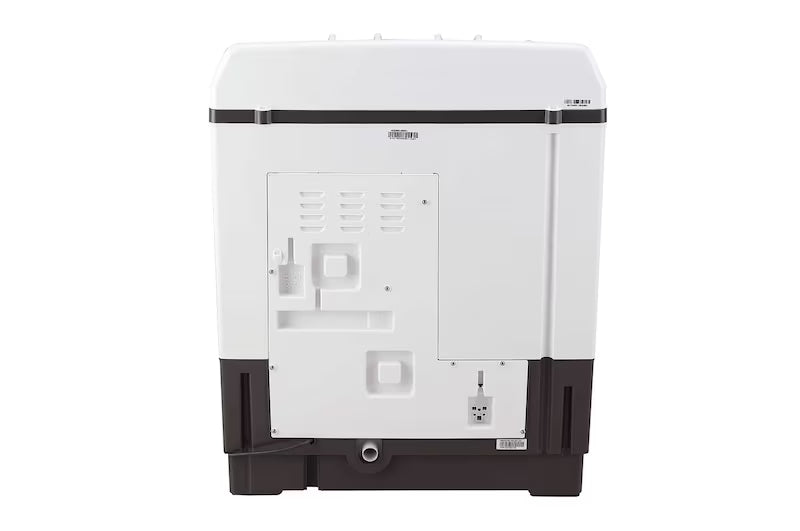 LG 8.5Kg Semi Automatic Top Load Washing Machine, Roller Jet Pulsator + Soak, Dark Grey,5 Star