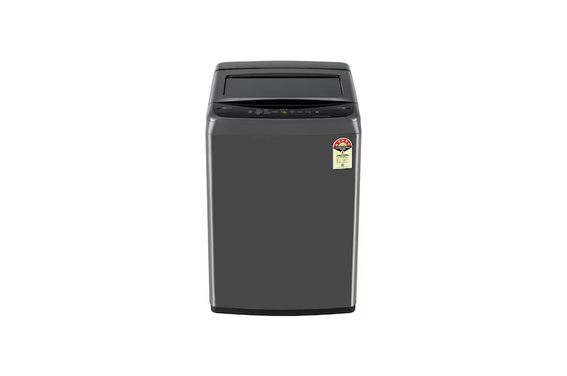 LG 8Kg Top Load Washing Machine, Smart Inverter Motor, Middle Black, 5 Star