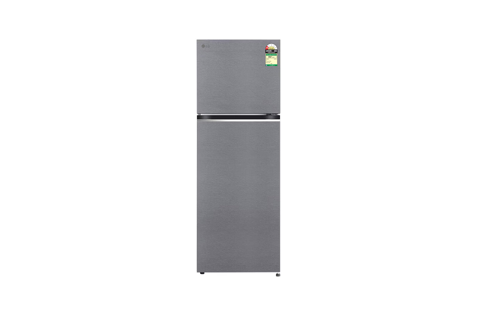 LG 343L Double Door Refrigerator, GLT3416NFDS Smart Diagnosis™, Dazzle Steel, 1 Star