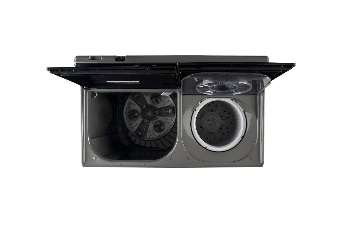 LG PX100B3SK2Z 10 KG Semi Automatic Washing Machine with Roller Jet Pulsator+, Rat Away Technology, Wind Jet Dry+ Technology, Middle Black, 5 Star