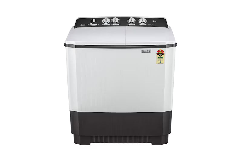LG 7Kg Semi Automatic Washing Machine, Rat Away Technology, Dark Grey, 5 Star