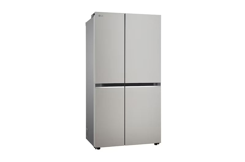 LG 650L Side-by-Side Refrigerator, Wi-Fi Convertible, DoorCooling+™, Urban Steel Finish, 3 Star