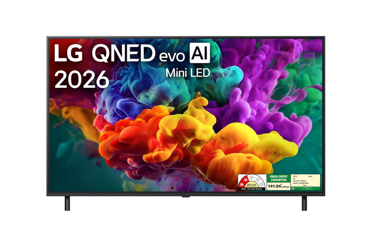 LG 108cm (43) QNED AI QNED70 Mini LED 4K Smart TV 2026 43QNED70BLA