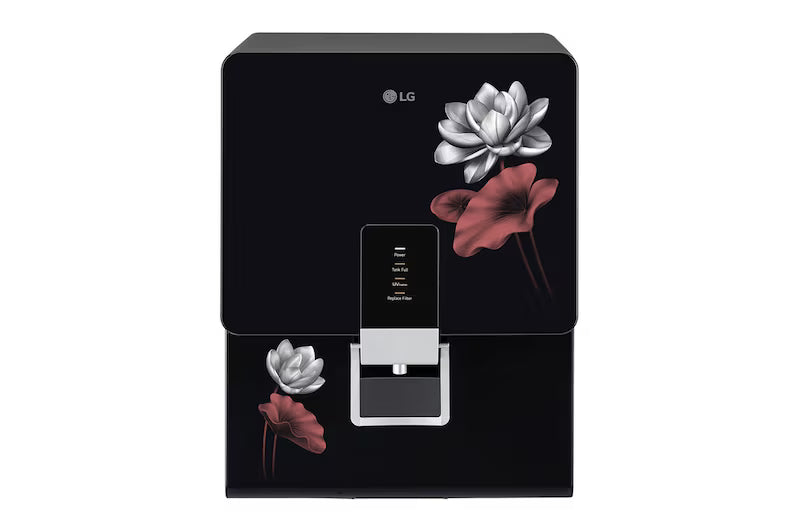 LG 8L RO+UV+Mineral Booster Water Purifier with Steel Tank, Black