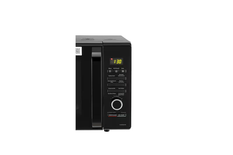 LG 28L Convection Microwave Oven, 271 Auto Cook Menu, Diet Fry™, Black