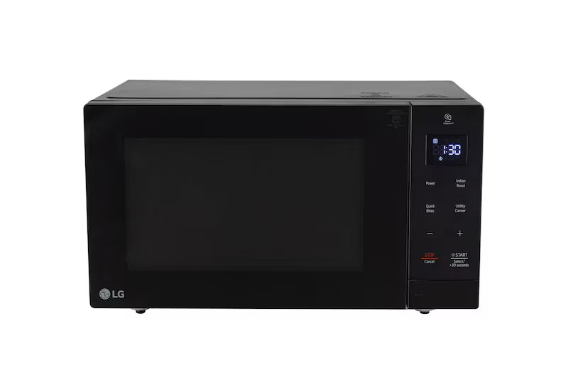 LG 30 L Solo Microwave Oven with Glass Door, i-wave technology, Anti-Bacteria Cavity, Black Color
