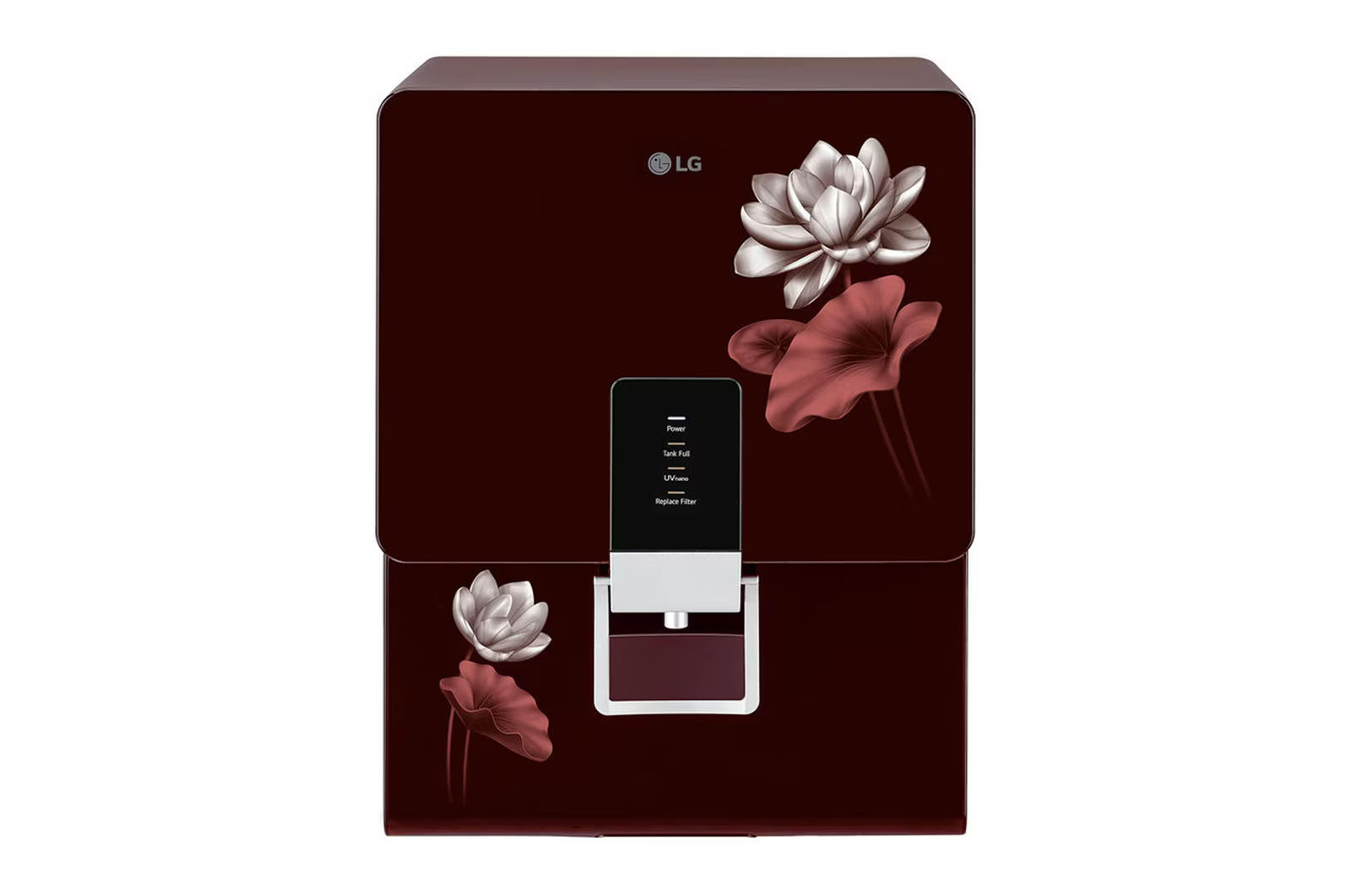 LG 8L RO+UV+Mineral Booster Water Purifier WW156RTTC with Steel Tank, Crimson Red