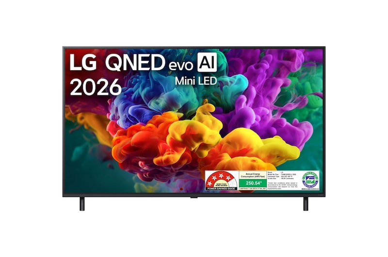LG 75QNED85BLA 189 cm (75) LG QNED evo AI 4K MiniLED TV 75QNED85BLA with α8 AI Processor Gen3, with HDR10 Pro 2026