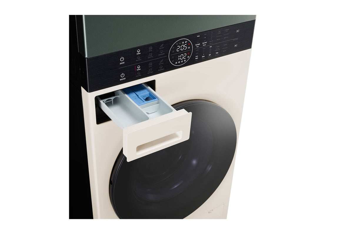 LG 13 kg (Wash) / 10 kg (Dry) WashTower™ with AI Direct Drive™, Dual Inverter Heat Pump™, 5 Star FWT1310BG