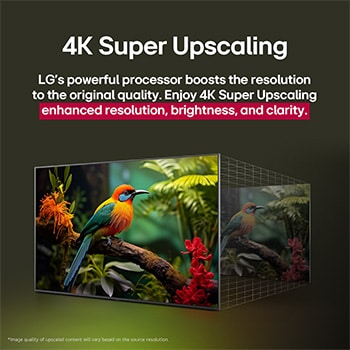 LG 164 cm (65) 4K UHD AI TV (UA8300), α7 AI Processor Gen8, FILMMAKER MODE™, with Dolby